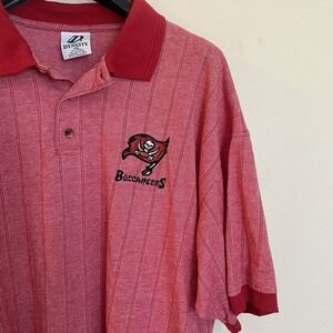 Dynasty Tampa Bay Buccaneers Red Polo Shirt XXL Men's NFL Football